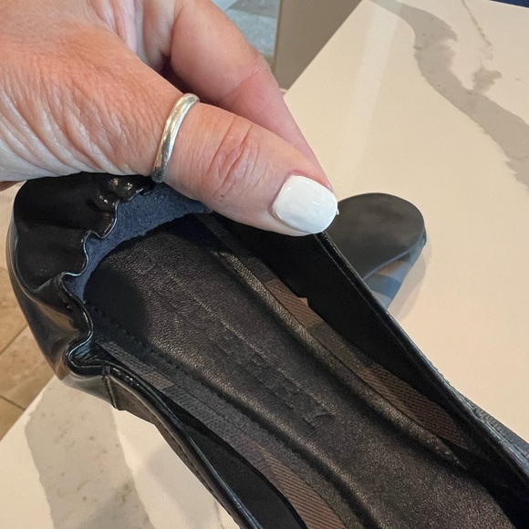 Burberry Nova Plaid Print Ballet Flats - Picture 6 of 9